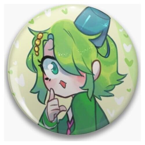 Yttd Kanna Soft Button Pin Gift Badge Cartoon Lover Decor Brooch Metal Fashion Creative Lapel Pin Hat Collar Cute Funny Jewelry