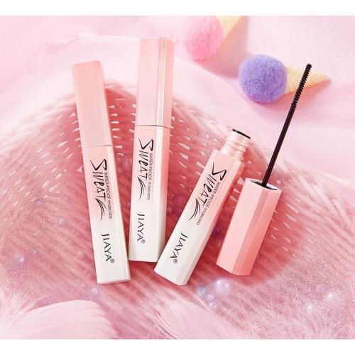 Natural Eyelash Liquid Curling Slender Waterproof Thick Eyelash Mascara Long Lasting Eye Makeup Cosmetic