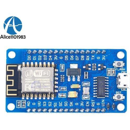 Nodemcu ESP-12E WIFI Network Development Board Module Based ESP8266 CH340G USB-TTL PCB Antenna 802.11 b/g/n 2.4GHZ WPA2 AP