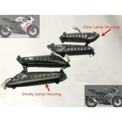 Car Front Fender light Side turn signal Indicator lamp For Loncin Voge LX300RR GP300 motorcycle