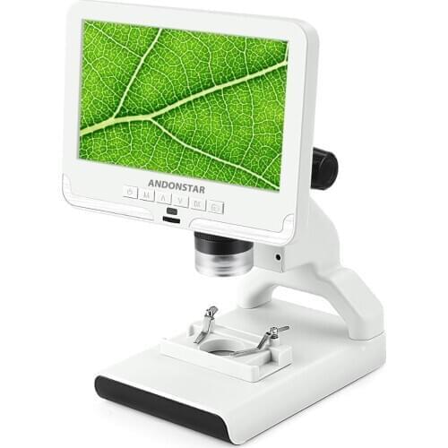 Andonstar AD108 7'' LCD Screen Digital Microscope for Children HD Video for School Student Coins Jeweler DIY Gift for Kid
