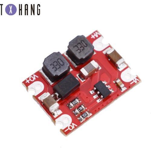 DC-DC Automatic Buck Boost Power Module Step Up and Down Board Input 3V-15V Output 3.3V/5V/4.2V/9V/12V Electronic DIY PCB