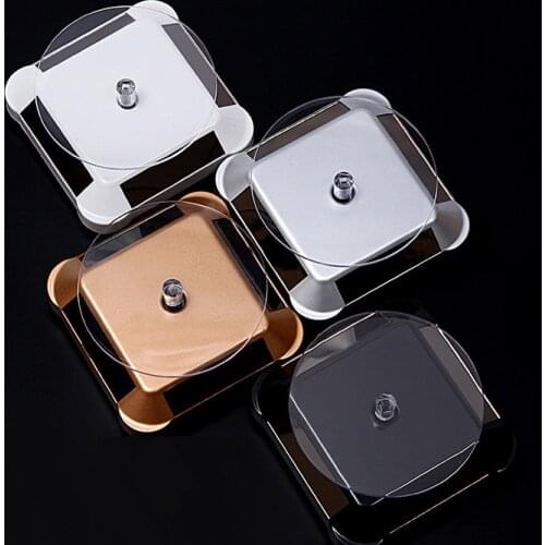 2021 New 360 Rotating Turntable Display Stand With Solar Power Battery Turn For Ring Wholesale lots Accessories for Jewelry D01