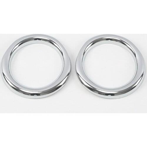 High-quality ABS Chrome Front Fog Light Switch Inner Trim Frame Lamp Panel For Toyota C-HR 2018-2020 Car Styling