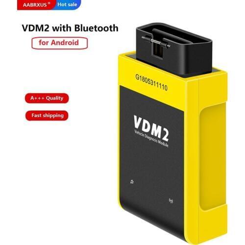 High Quality UCANDAS VDM2 Wifi VDM 2 Bluetooth Complete system auto diagnostic scanner Vehicle Diagnosis Module for IOS/ Android