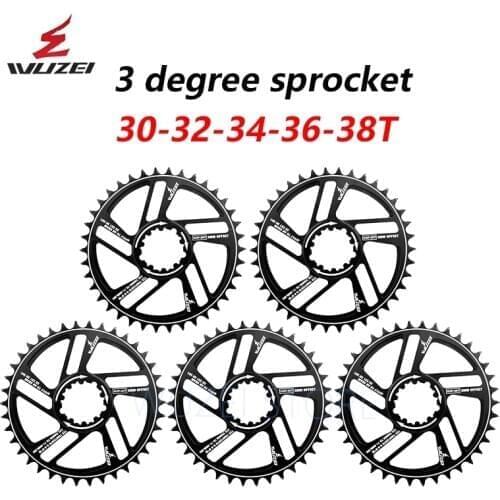 WUZEI MTB Chainring 1mm Offset 30T 32T 34T 36T 38T Bicycle Chainwheel Mountain Bike Sprockets for SRAM 11/12S SX NX GX GXP