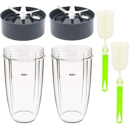 32Oz Cup and Extractor Blade Replacement Parts Blender Accessories for Nutribullet 600W/900W Models