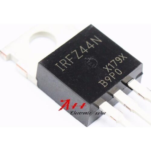 10PCS IRFZ44N IRFZ44 IRFZ44NPBF 55V 41A 17.5mOhm TO-220