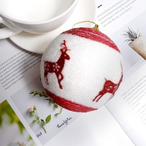 2 PCS Xmas Party Hanging Ball Decor Ball Bauble Christmas Xmas Tree Ball Festival Navidad Party Decoration For Home