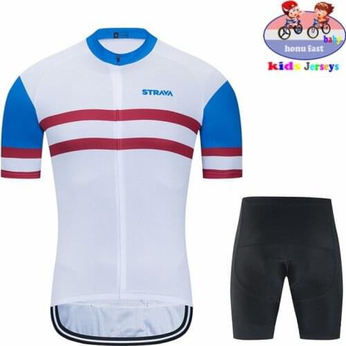 2021 Summer Kids Clothing Breathable Children Cycling Jersey Set Childrens Bike Boys Girls Clothes Bike Wear Body Suit