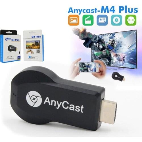 AnyCast M4 Plus Wireless WiFi Dongle Receiver 1080P Display Media Video Streamer Miracast HDMI-compatible DLNA Airplay TV Stick