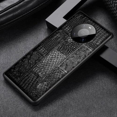 For Huawei Mate30 40 RS phone case Mate 10 20 20X 30 40 Pro lite mobile All inclusive Genuine Leather Cowhide Back cover