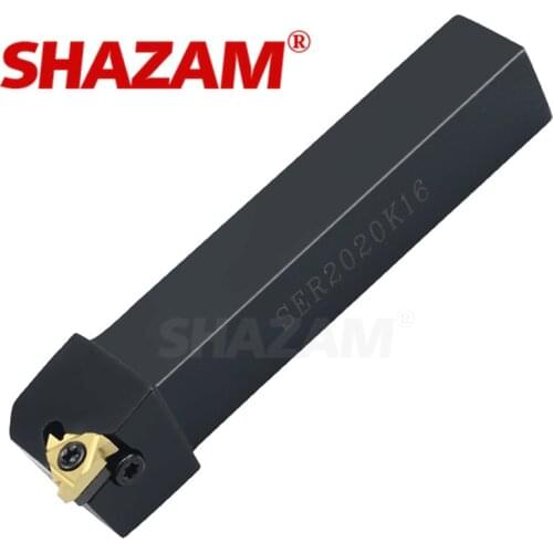 External Thread Turning Tools Cutting Bar SEL1616H11 Lathe Cutter Wholesale Carbide Inserts SHAZAM CNC Holder Tool SER2020K16