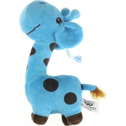 Soft 18cm New Cute Giraffe Deer Plush Soft Toys Animal Dear Puppets Baby Kids Children Birthday Christmas Gift 7colors 20