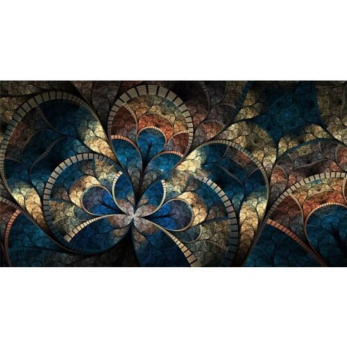 Wall Decor Art Full Round Drill Grilles 5D DIY Diamond Painting Fashion Pictures Embroidery Colorful Mosaic Cross Stitch Craft