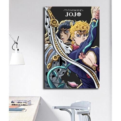 Bizarre Adventure: Golden Wind Op Wall Art Canvas And Modern Poster Print Picture Painting Poster Home Decor