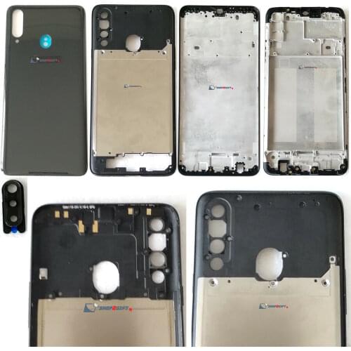 OEM For Samsung Galaxy A20s SM-A207F A207M Back Door Housing Battery Cover Frame
