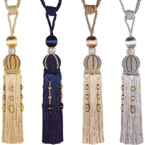 Most Luxury Extreme Luxurious Never Seen Class european style all over Super star luxury Ball by ball Meaningful Tie Back Rope