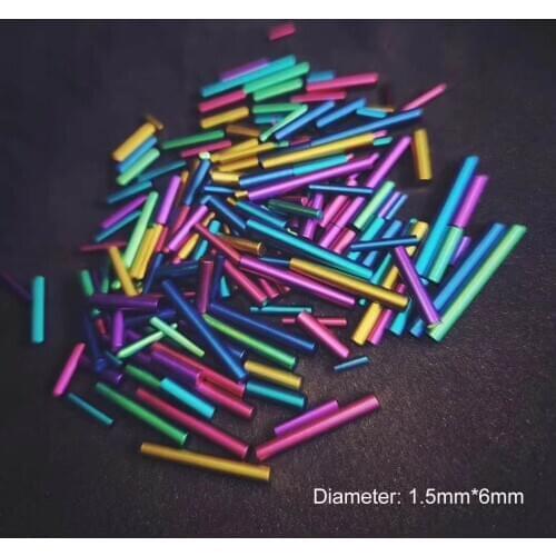 Titanium Colorful Rod Can Replace Tritium Tube 1.5*6mm EDC DIY Tool