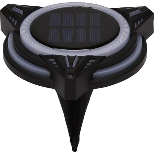 4 Pack Solar Ground Lights Outdoor Waterproof Solar Deck Lights For Garden Patio Deck Yard Driveway