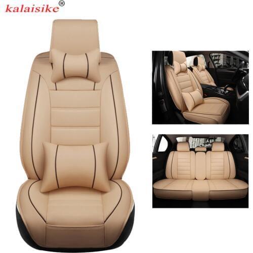 Kalaisike leather universal car seat covers for Great Wall all models Tengyi M4 C30 M2 C50 Hover H2 H5 H1 H8 H6 H7 auto styling