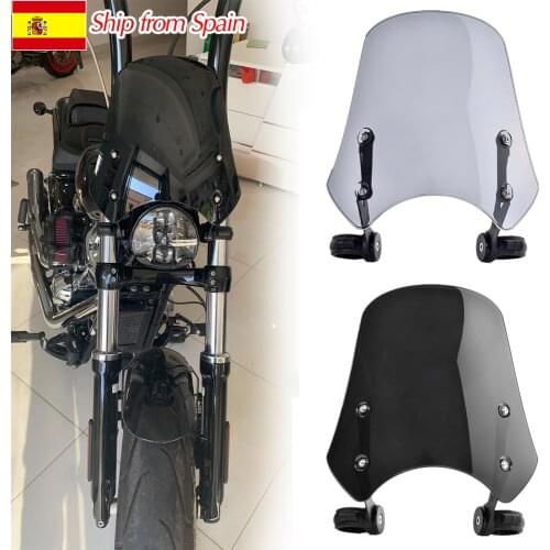 Windscreen Windshield for Harley FXST Softail 05-11 FXSTB 00-09 FXSTC 07-10 FXSTD 01-07 Blackline 11-13 FXDB 06-19 FXDL 96-18
