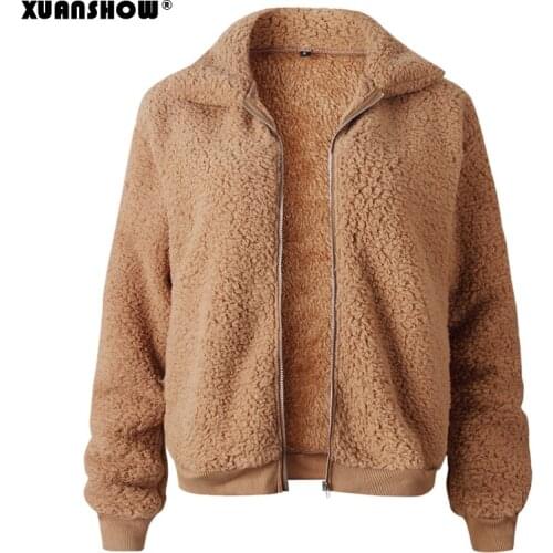 Женские куртки с мехом XUANSHOW China At AliExpress