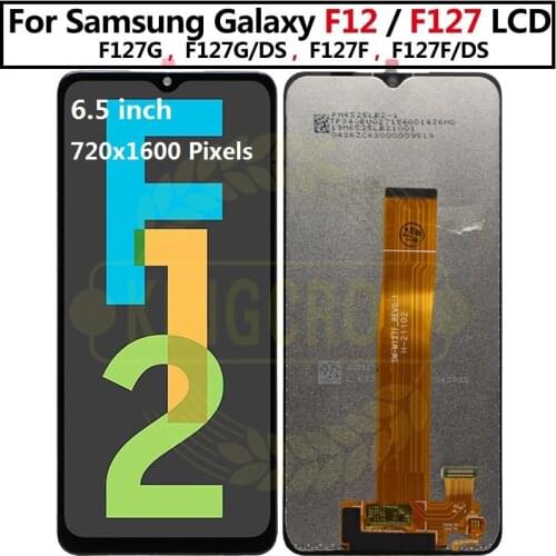 For Samsung F12 LCD Display Lcd For Samsung SM-F127F F127G/DS SM-F127G Lcd Display Touch Screen for Samsung Galaxy F12 LCD