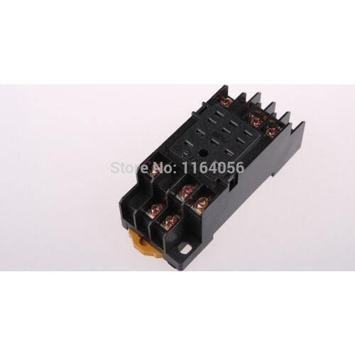 10pcs/lot PYF11A General Purpose Relay Socket Base Mini Relay Socket Base For MY3NJ Power Relay