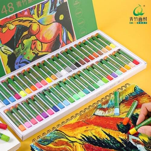 36colors Painting material oil stick formaldehyde-free heavy color children students painting boxed crayon oil painting stick