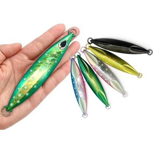 5PCS Deep sea Fishing Jigging Glow Slow Jig Jigbait Spoon Lure Hook baits 150g 180g