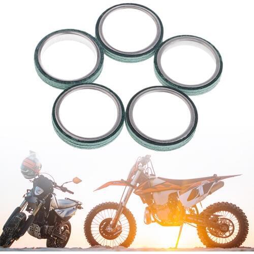 5 Pcs Universal Pipe Muffler Header Gasket Seal O-Ring For 125cc / 150cc Scooters/Mopeds 30mm Diameter Motorcycle Accessories