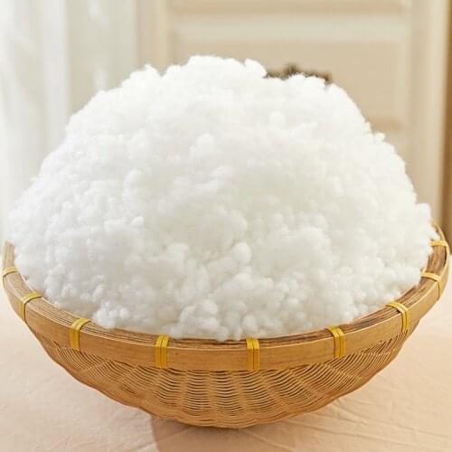 500g/1000g Pearl PP Cotton Pillow Filling Doll Stuffed Toys Polyester Stuffing DIY Handmade Material High Elastic