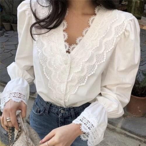 Женские белые рубашки Asymhing China At AliExpress