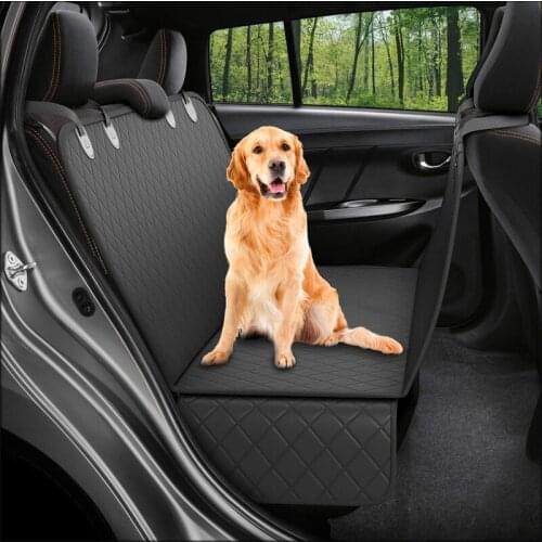 Car Seat Cover Dog Car Mat Waterproof Pet Dog Carrier Cars Rear Back Seat Mat Hammock Cushion Protector Mat Non-slip Folding