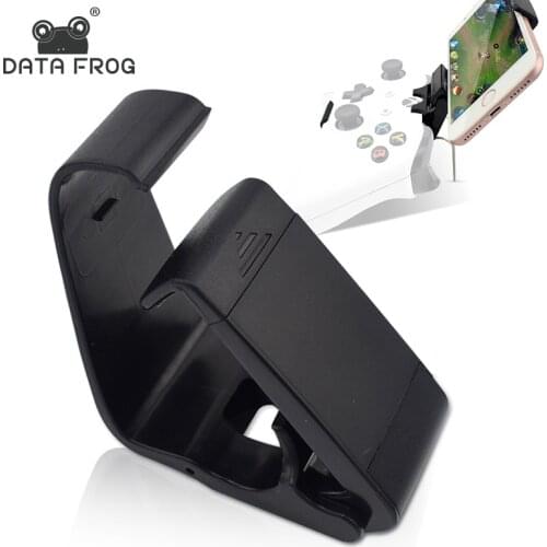Data Frog Mobile Cell Phone Holder for Xbox One/ Xbox One Slim Controller Adjustable Clip Gamepad Stand for iPhone/Android