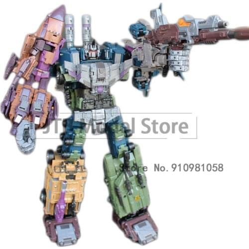 JINBAO transformation Action Figure Toy Bruticus Chariot movie Model 43cm deformation Car Robot Onslaught Brawl Blast Swindle KO