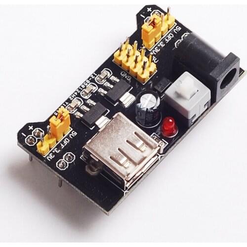 Bread board special power supply module compatible 5v 3.3v for Raspberry Pi 2 model B