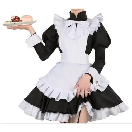 Fate/Grand Order Astolfo Maid Outfit Lolita Dress Cosplay Costume Full Set Halloween costumes for women adults free shipping