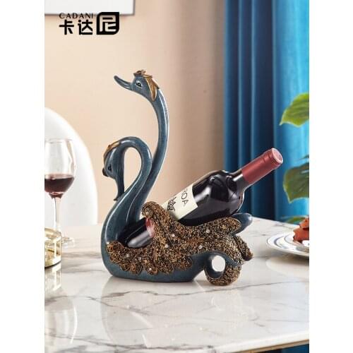 Creative Swan Wine Rack Decoration Simple and Modern Furnishings home decore
