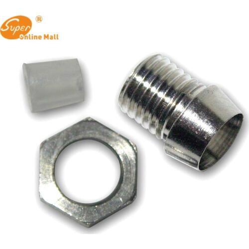 1000 X 5mm Chrome Metal LED Holder Bezel Clip Mount Panel Display Holders For 5mm LEDs White Red Blue Green Yellow RGB Diodes