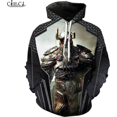 CLOOCL Newest Popular Viking Warrior 3D Printed Men Hoodies Sweatshirts Harajuku Fashion Autumn Casual Hoody Drop Shipping