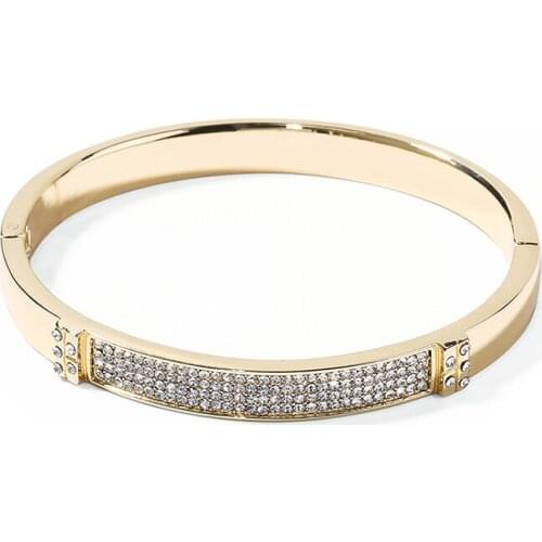 ORNAPEADIA 2018 new hot selling Bracelet fashion Ladys Stylish Exquisite Europe popular luxury Zircon high quality Bangles