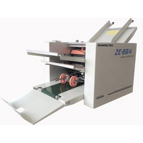 Brand New Automatic Paper folding machine Paper Folder Machine ZE-8B/4 4 Fold plate