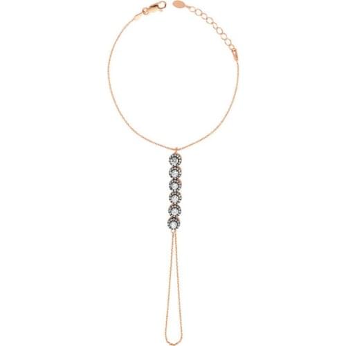 Original 925 Sterling Silver Diamond Montur Wristband for Women , Stylish, Aesthetic and Flashy, Bracelet Types for Women