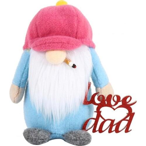 Plush Gnome Doll Exquisite Handmade Portable Father Day Gift Dwarf Faceless Ornament Birthday Party Decoration Figurines