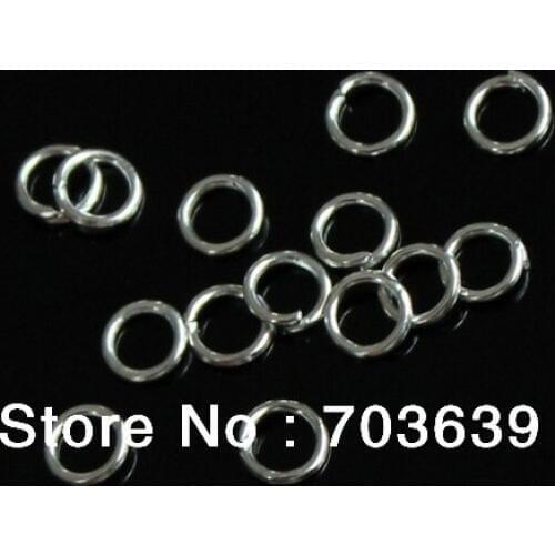 Silver Plated 5mm C Rings For DIY Fashion Accessory 1000pcs/lot Free Shipping