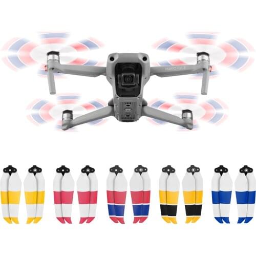 2/4Pairs Low Noise Propellers for DJI Mavic Air 2 Drone Replacement Foldable Quick Release 7238F Props for mavic air2 Accessory