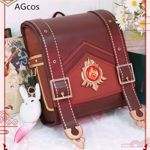 Genshin Impact Klee Cosplay Bag Game Cos Prop Backpack