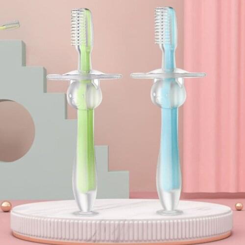 1PC Kids Soft Silicone Training Toothbrush Infant Children Dental Oral Care Tooth Brush Tool Baby Kid Tooth Brush Baby Items